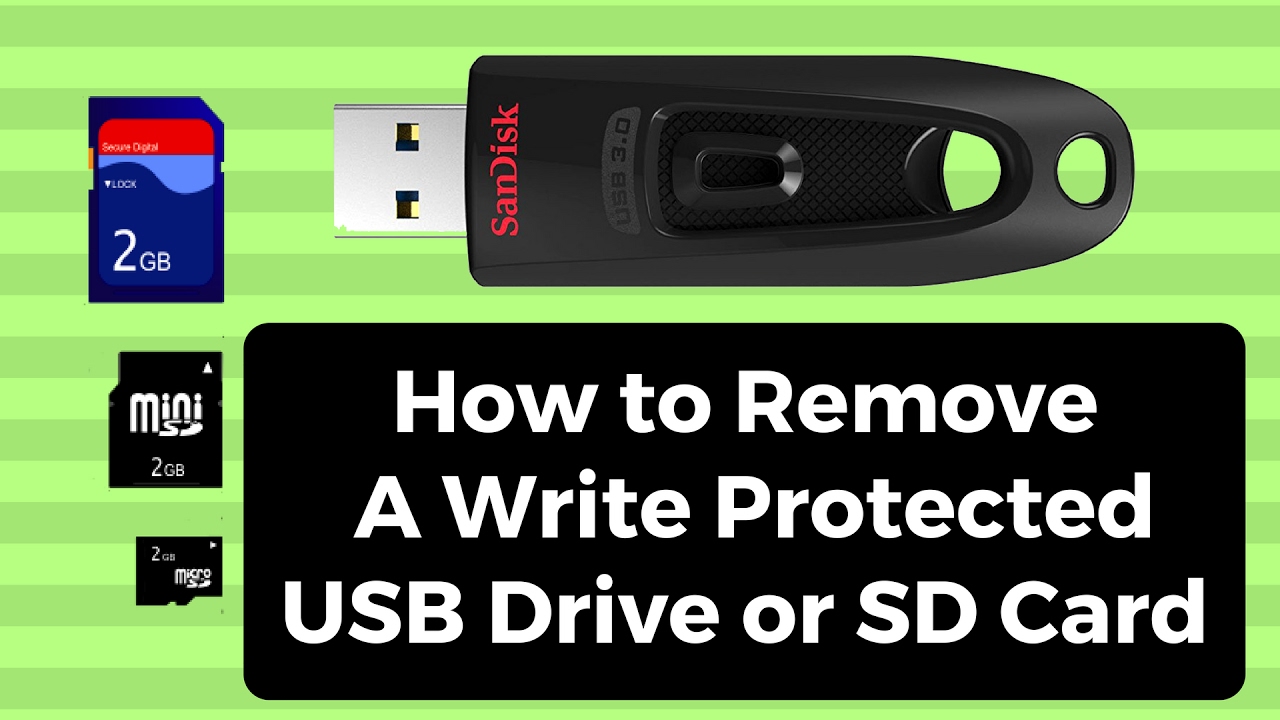 sd card write protected fix